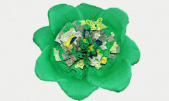 Zaļš papīra zieds