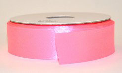 Spilgti rozā auduma lenta 2,5cm x22m (AL4.6)