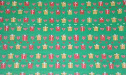 Zaļš Ziemassvētku papīrs 50x75 cm (DP2.55)