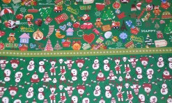 Zaļš Ziemassvētku papīrs 50x75 cm (DP2.49)