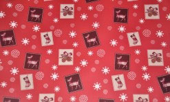 Sarkans Ziemassvētku papīrs 50x75 cm (DP2.32)