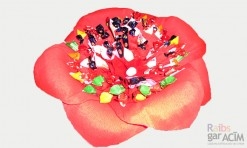 Papīra ziedi ar konfektēm