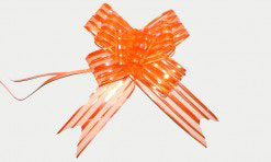 Oranžs dāvanu pušķis 50mm(16x23 cm) (AB3.6)