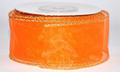 1538 - Oranža organzas lenta 4,5cm x9m (2GL2.14) Oranža organzas lenta 4,5cm x9m (2GL2.14)