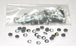 Sudraba hotfix kristāli 4 mm; 100 gb. (HF1)