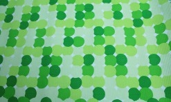 Dāvanu papīrs 50cm (10m), zaļi apļi (64)