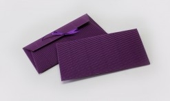 Gofrēta kartona aploksne - violeta