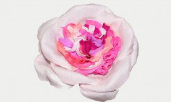 Divkrāsu papīra zieds (rozā, gaiši rozā)