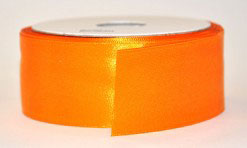 Oranža auduma lenta 4cm x22m (AL5.18)