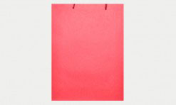 Sarkans papīra dāvanu maisiņš 32x26x10 cm (DMV3.1)