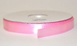 Gaiši rozā auduma lenta(tumšāka) 9mm x22m (694)